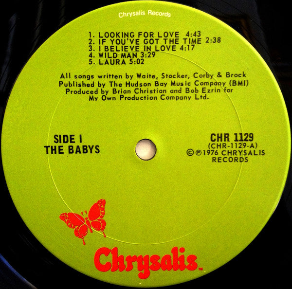 The Babys : The Babys (LP, Album, Gre)