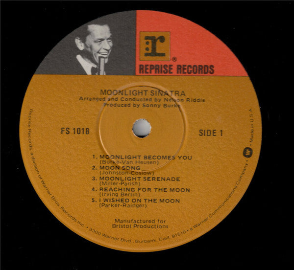 Frank Sinatra : Moonlight Sinatra (LP, Album, RE)