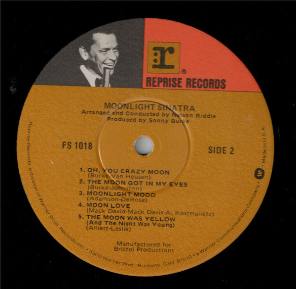 Frank Sinatra : Moonlight Sinatra (LP, Album, RE)