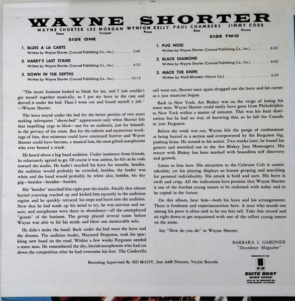 Wayne Shorter : Introducing Wayne Shorter (LP, Album, All)