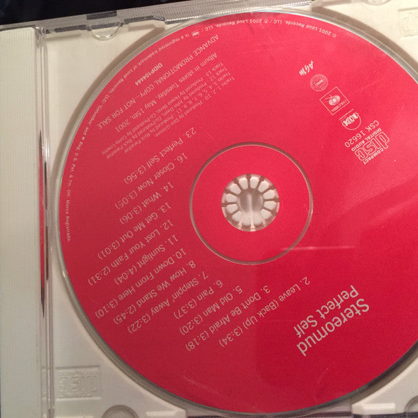 Stereomud : Perfect Self Promo (CD, Advance, Album, Promo)