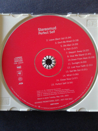 Stereomud : Perfect Self Promo (CD, Advance, Album, Promo)