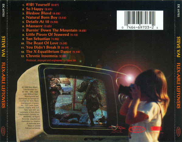 Steve Vai : Flex-Able Leftovers (CD, Album, RE)