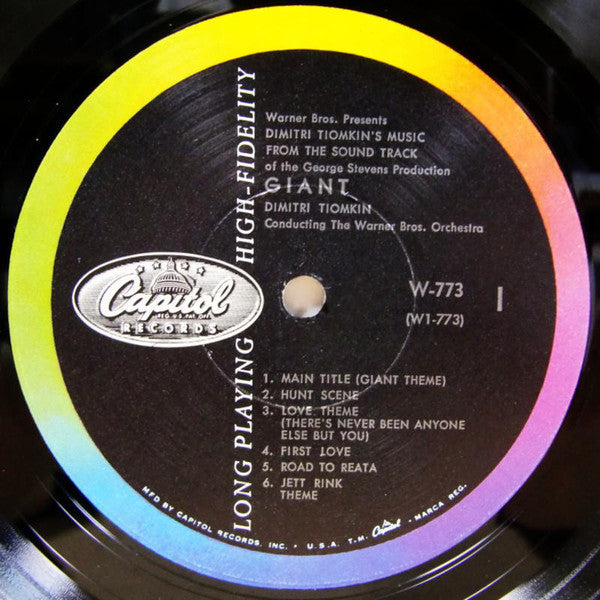 Dimitri Tiomkin : Giant (LP, Album, Mono, RE)