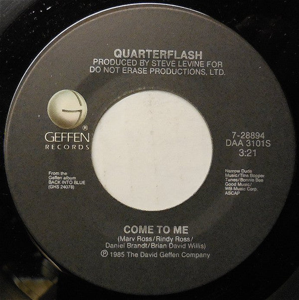 Quarterflash : Walking On Ice (7", Single)