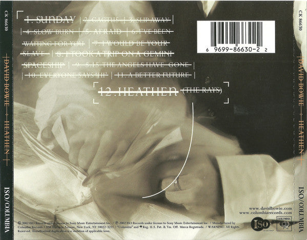 David Bowie : Heathen (CD, Album, Enh)