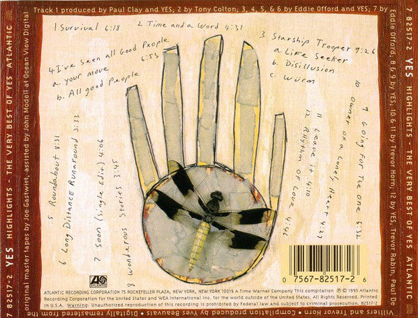 Yes : Highlights: The Very Best Of Yes (CD, Comp, RM)