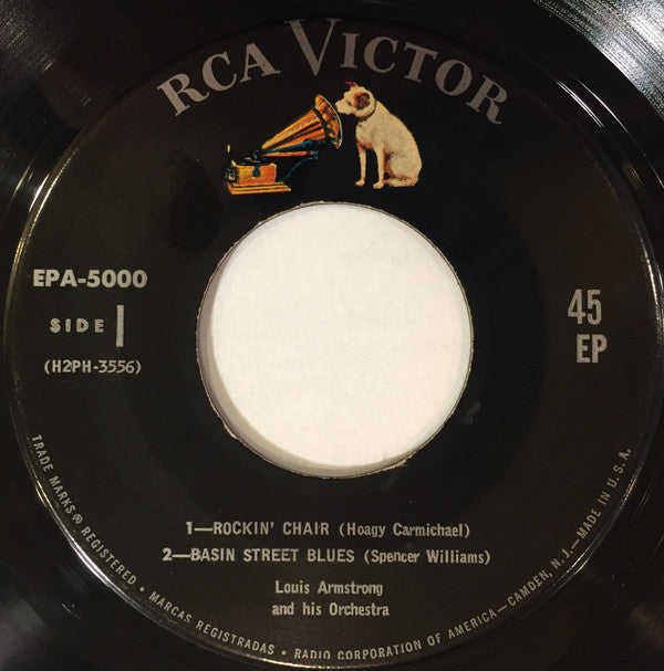 Louis Armstrong : Rockin' Chair (7", EP, Comp)