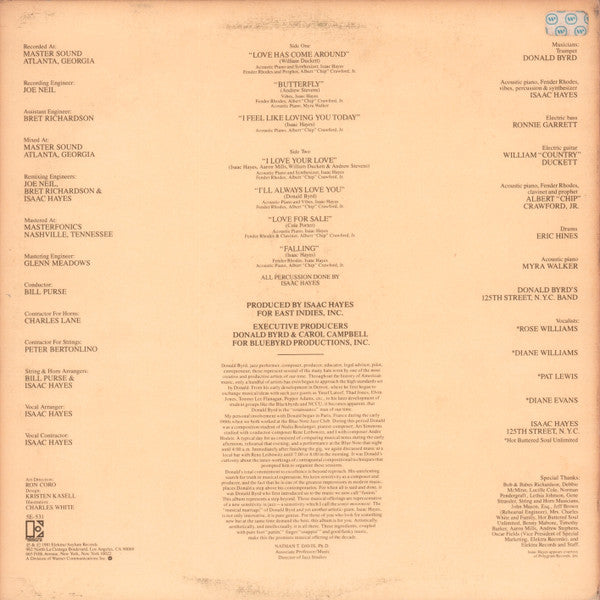 Donald Byrd And 125th Street, N.Y.C.* : Love Byrd (LP, Album, Spe)