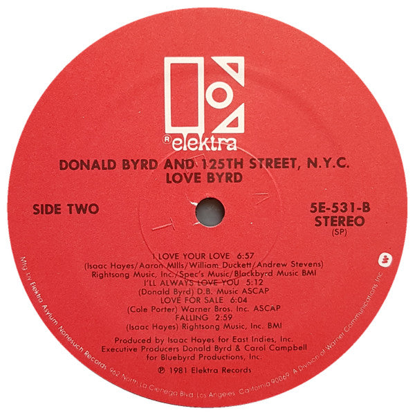 Donald Byrd And 125th Street, N.Y.C.* : Love Byrd (LP, Album, Spe)