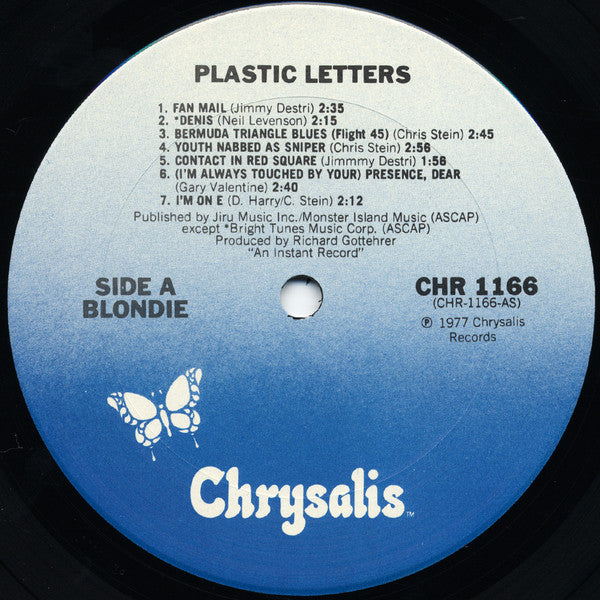 Blondie : Plastic Letters (LP, Album, Ter)