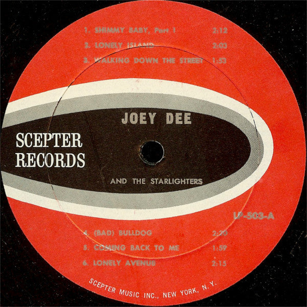 Joey Dee & The Starlighters* : The Peppermint Twisters (LP, Album, Mono, All)