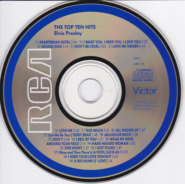 Elvis Presley : The Top Ten Hits (2xCD, Comp)