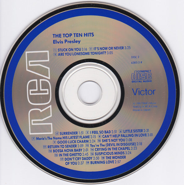 Elvis Presley : The Top Ten Hits (2xCD, Comp)