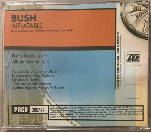 Bush : Inflatable (CD, Single, Promo)
