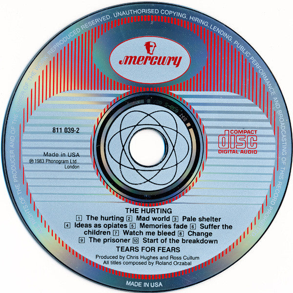 Tears For Fears : The Hurting (CD, Album, RE)