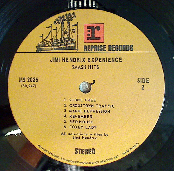 The Jimi Hendrix Experience : Smash Hits (LP, Comp, Ter)