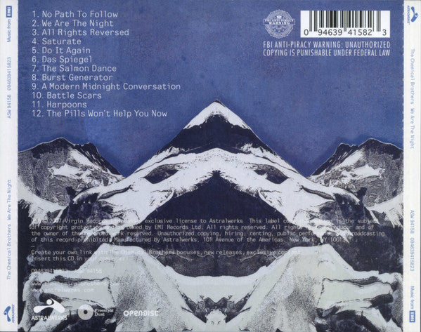 The Chemical Brothers : We Are The Night (CD, Album, Enh, Ope)