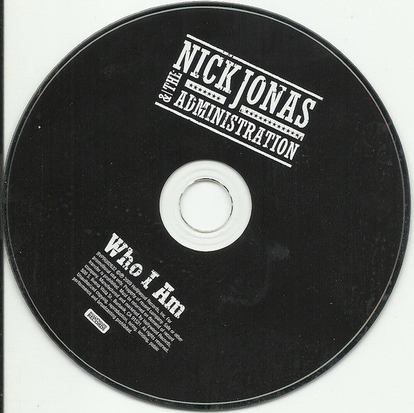 Nick Jonas & The Administration : Who I Am (CD, Single, Promo)