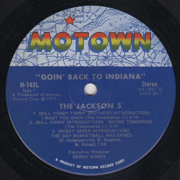 The Jackson 5 : Goin' Back To Indiana (Original TV Soundtrack) (LP, Album, Gat)