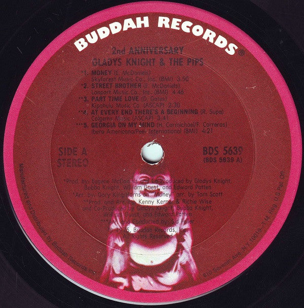 Gladys Knight And The Pips : 2nd Anniversary (LP, Album, Ter)
