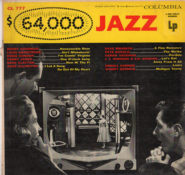 Various : $64,000 Jazz (LP, Comp, Mono, Los)
