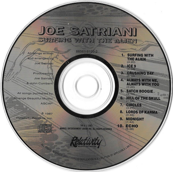 Joe Satriani : Surfing With The Alien (CD, Album)