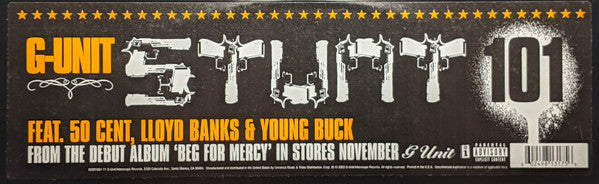 G-Unit Feat. 50 Cent, Lloyd Banks & Young Buck : Stunt 101 (12", Single)
