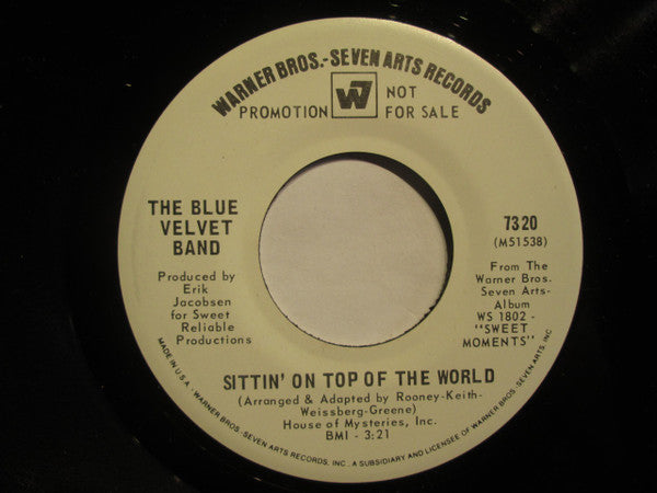 The Blue Velvet Band : Hitch-Hiker / Sittin' On Top Of The World (7", Single, Promo)