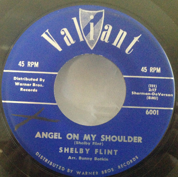 Shelby Flint : Angel On My Shoulder  (7", Ind)
