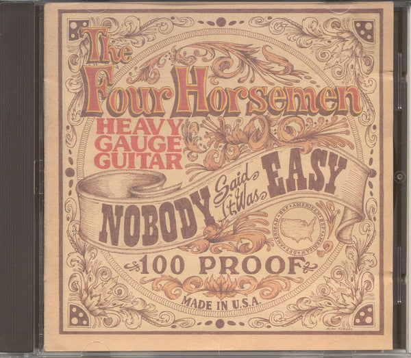 The Four Horsemen : Nobody Said It Was Easy (CD, Album, ARC)
