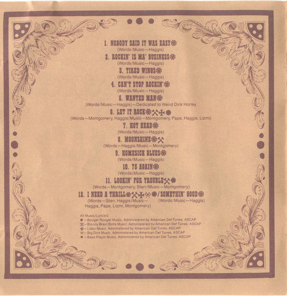 The Four Horsemen : Nobody Said It Was Easy (CD, Album, ARC)