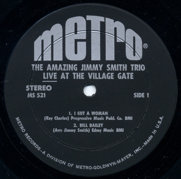 Jimmy Smith Trio : Live At The Village Gate (LP, Album)