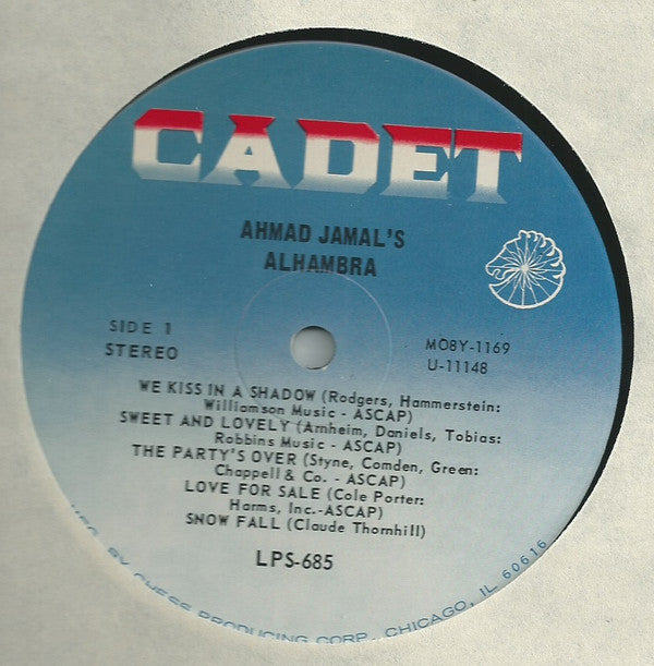 Ahmad Jamal : Ahmad Jamal's Alhambra (LP, Album, RE)