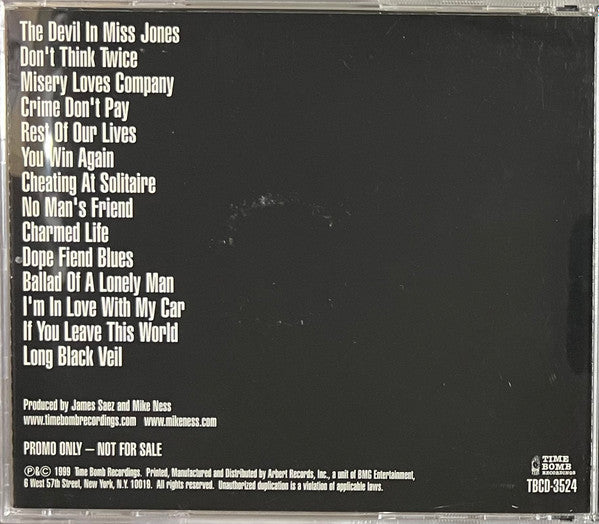 Mike Ness : Cheating At Solitaire (CD, Album, Promo)
