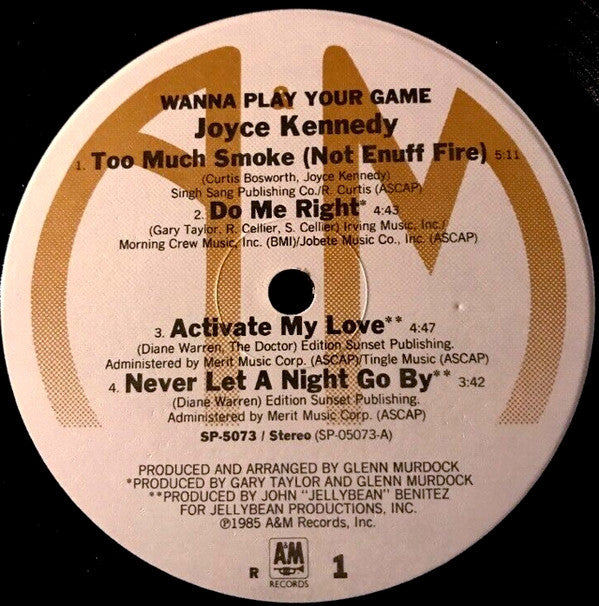 Joyce Kennedy : Wanna Play Your Game! (LP, Album)