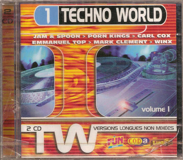 Various : Techno World 1 (2xCD, Comp)
