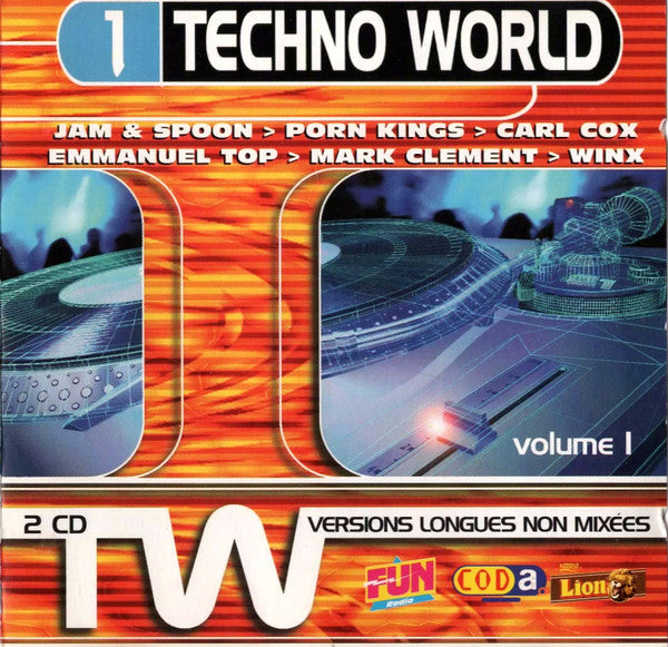 Various : Techno World 1 (2xCD, Comp)
