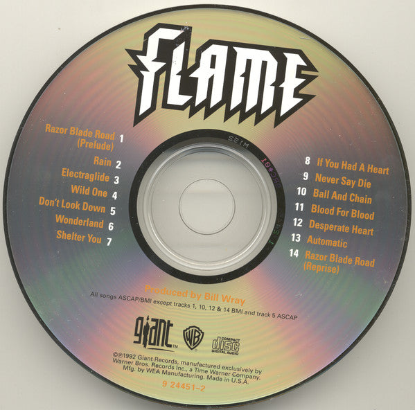 Flame (8) : Flame (CD, Album, SRC)