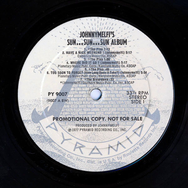 Johnny Melfi : Sun... Sun... Sun... Album (LP, Album, P/Mixed, Promo)