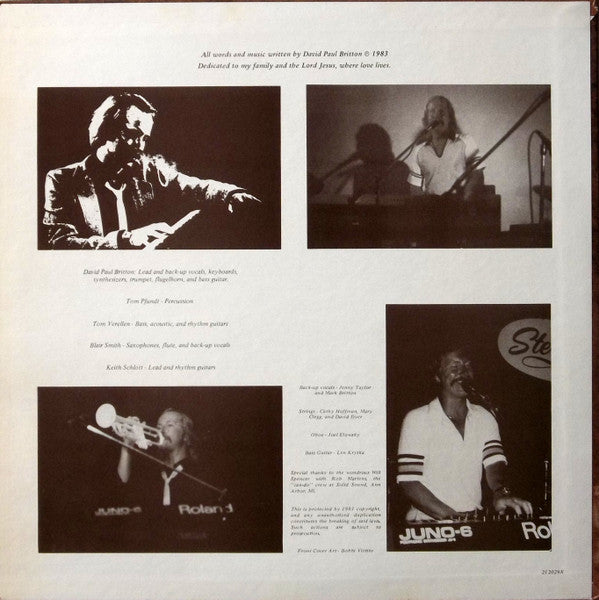 David Paul Britton : Trial Run (LP, Album)