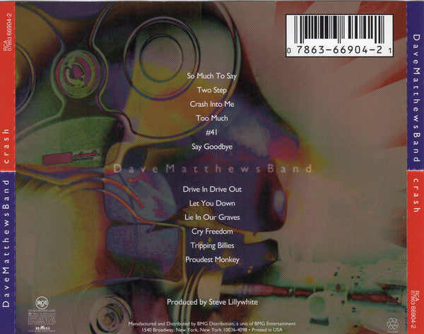 Dave Matthews Band : Crash (CD, Album, Cin)