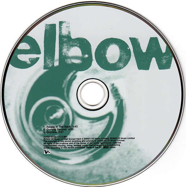 Elbow : Asleep In The Back / Coming Second (CD, Single, CD1)