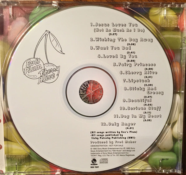 Eve's Plum : Cherry Alive (CD, Advance, Album, Promo)
