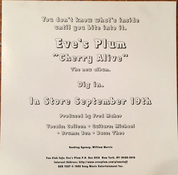 Eve's Plum : Cherry Alive (CD, Advance, Album, Promo)