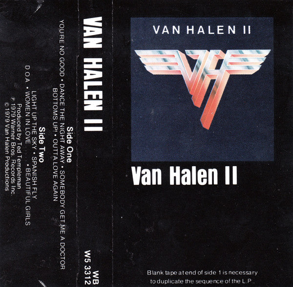 Van Halen : Van Halen II (Cass, Album)