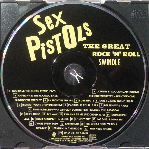 Sex Pistols : The Great Rock 'N' Roll Swindle (CD, Album, RE)