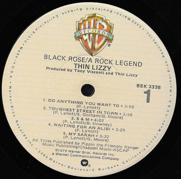 Thin Lizzy : Black Rose (A Rock Legend) (LP, Album)