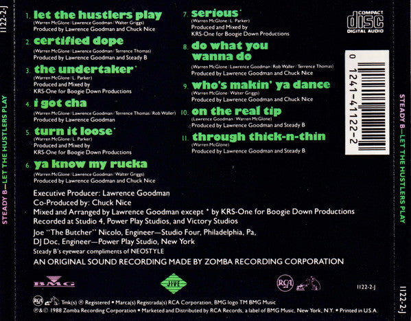 Steady B : Let The Hustlers Play (CD, Album)
