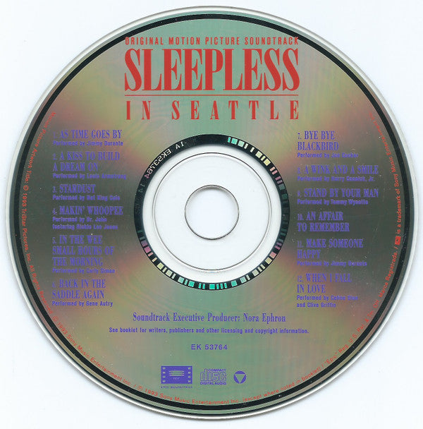 Various : Sleepless In Seattle (Original Motion Picture Soundtrack) (CD, Comp)